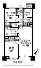 シャンピアグランデ深沢 311 間取り図