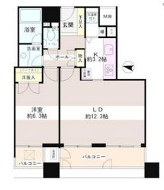 西早稲田東ウイング 9階 間取り図