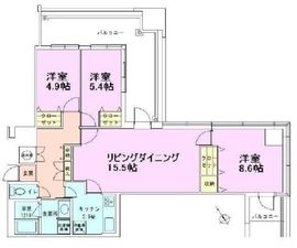 茅場町タワーレジデンス 2001 間取り図