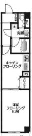 ルピナス渋谷桜丘ガーデンコート 1階 間取り図