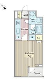 プロシード西新宿 303 間取り図