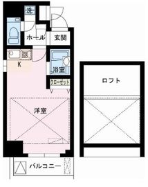 レジディア大井町 1304 間取り図