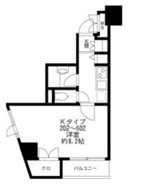 プライムアーバン番町 602 間取り図