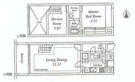 ウェルスクエア碑文谷 613 間取り図