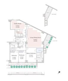 ラ・トゥール代々木上原 A301 間取り図