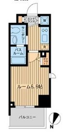 ダフィット門前仲町 406 間取り図