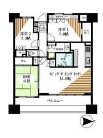 パークスクエア南品川 10階 間取り図