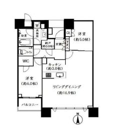 ドゥ・トゥール 34階 間取り図