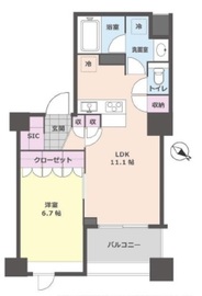 アイディーコート日本橋浜町 7階 間取り図