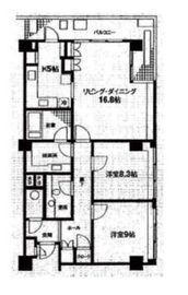 パレロワイヤル永田町 6階 間取り図