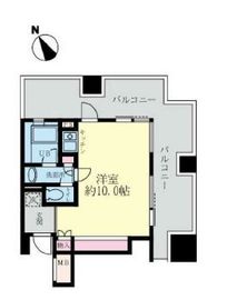 ルネ新宿御苑タワー 403 間取り図