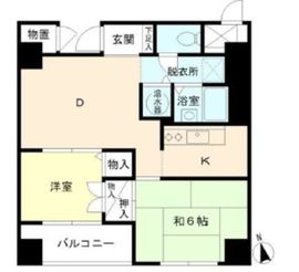 グランドメゾン田町 7階 間取り図