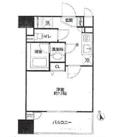 プライブ恵比寿 6階 間取り図