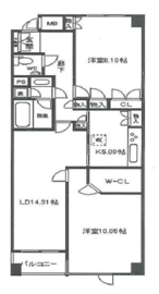 NK青山ホームズ 316 間取り図