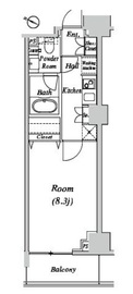 グレイスコート目黒 4階 間取り図