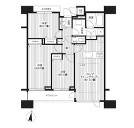 HF白金高輪レジデンス 1103 間取り図