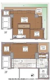 ボタニカ上原 203 間取り図