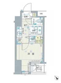 フォレシティ六本木 903 間取り図