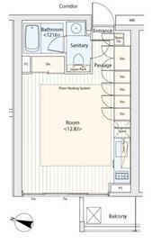 カスタリア渋谷櫻丘 603 間取り図