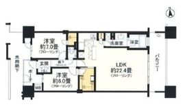 プライヴブルー東京 5階 間取り図