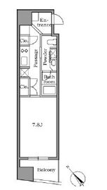 レジディア恵比寿2 804 間取り図