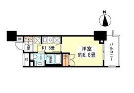 レキシントン・スクエア新宿御苑 702 間取り図