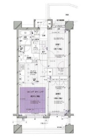 グラーサ渋谷松濤 12階 間取り図