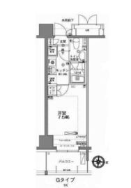 MFPRコート木場公園 1017 間取り図