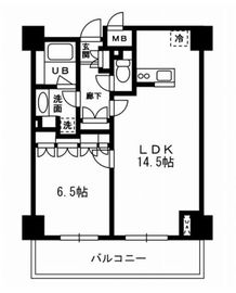 レジディア杉並方南町 607 間取り図