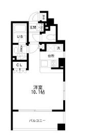 レジディア幡ヶ谷 207 間取り図