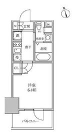 レジディア蒲田4 212 間取り図