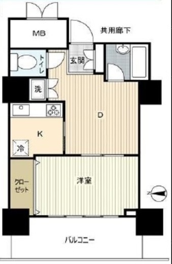 イーストコモンズ清澄白河フロントタワー 20階 間取り図