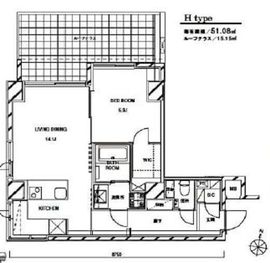 The MEGURO 303 間取り図