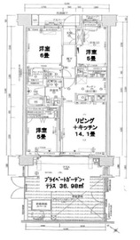 イニシア豊洲コンフォートプレイス 1階 間取り図