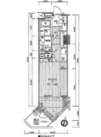 Feel A 渋谷 6階 間取り図