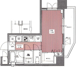 アトラス本郷赤門前 10階 間取り図