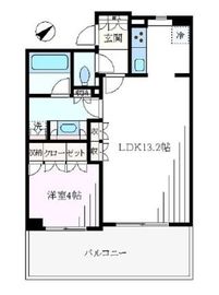 ドレッセ戸越公園プレヴィ 3階 間取り図