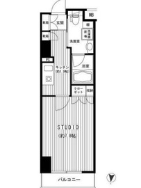 朝日広尾マンション 4階 間取り図