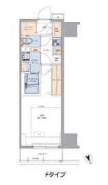 トラディティオ門前仲町 204 間取り図