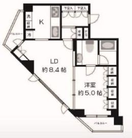 代官山デュープレックス 3階 間取り図