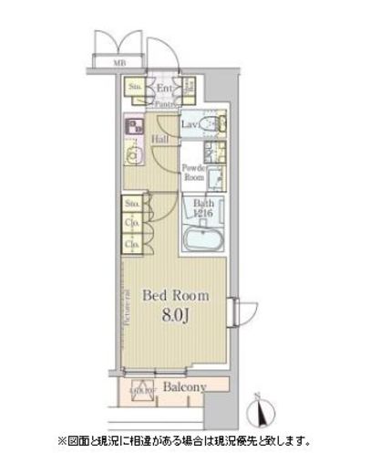 ロングアイランド恵比寿 301 間取り図
