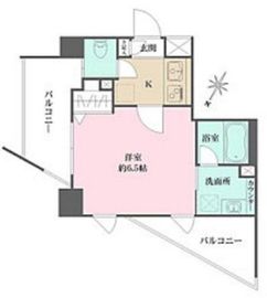 アジールコート品川 501 間取り図