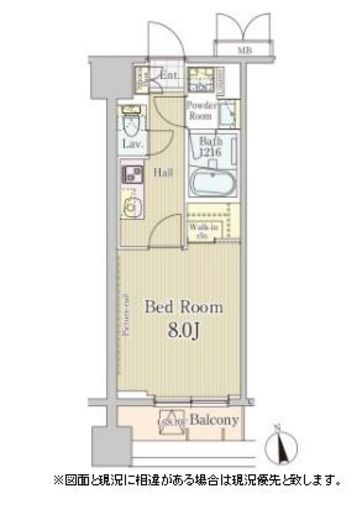 ロングアイランド恵比寿 502 間取り図
