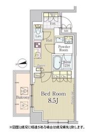 ロングアイランド恵比寿 505 間取り図