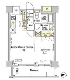 パークアクシス錦糸町・親水公園 703 間取り図