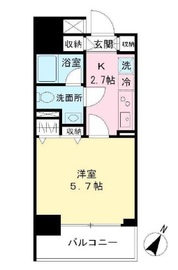 ヴィアラッティア笹塚 1104 間取り図