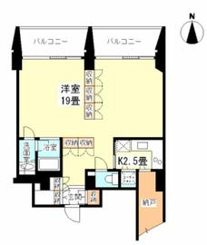 N3ユニテ 402 間取り図