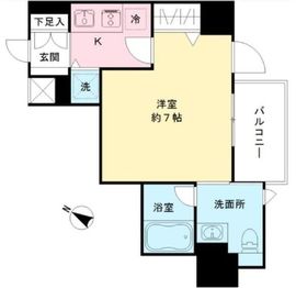 一番町レジデンス 501 間取り図