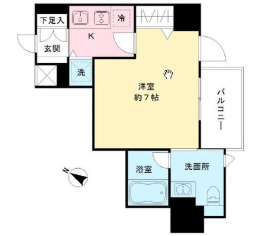 一番町レジデンス 701 間取り図