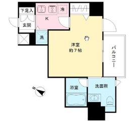 一番町レジデンス 701 間取り図